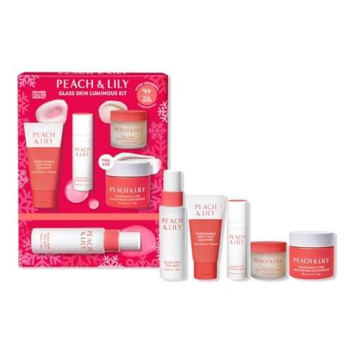 Peach & Lily Glass Skin Luminous Kit – 5-teiliges Set für strahlende Haut