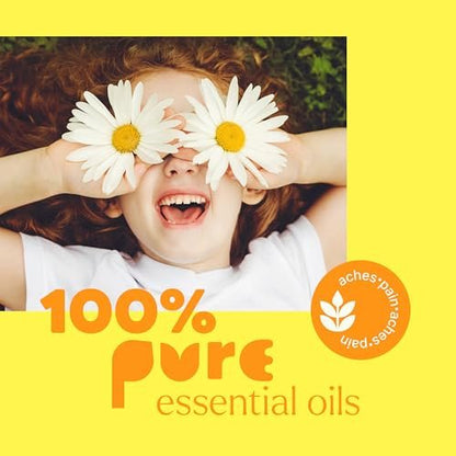 Plant Therapy Kids Grow Ease Roll-On 30 ml – Beruhigende Mischung für Wachstumsschmerzen, Muskelkater & Beinkrämpfe, Kindersicher, Fertig verdünnt