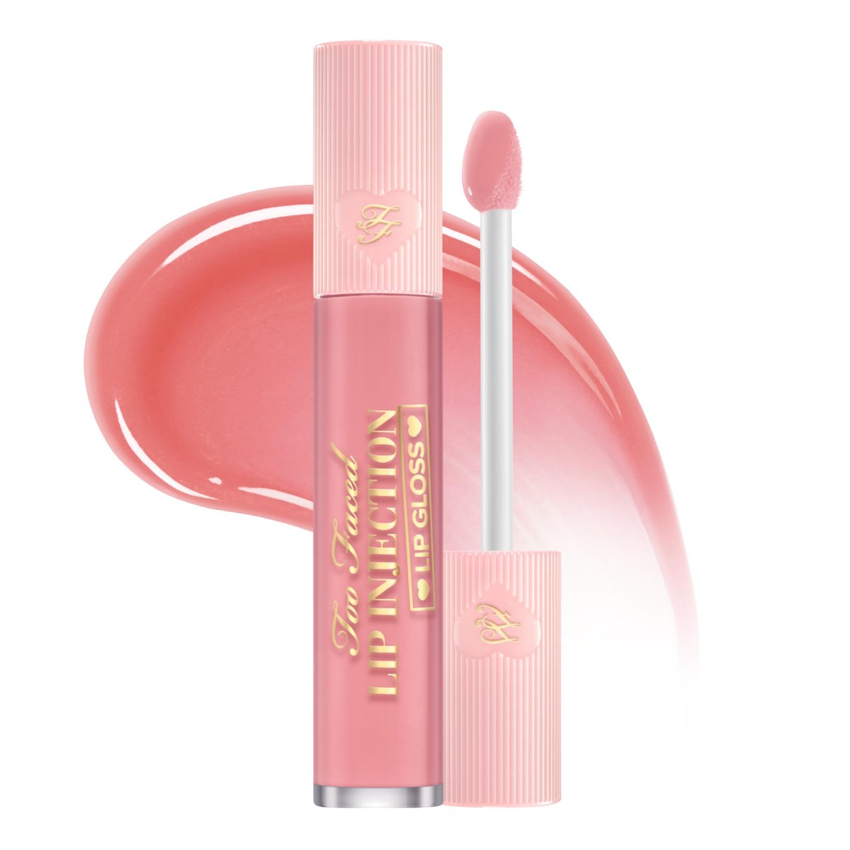Too Faced Lip Injection Lip Gloss – Kühlender Lippenaufpolsterer für sofortige Volumen, Feuchtigkeit & Glanz | High-Shine & Schimmernde Nuancen | Farbe: Wifey For Lifey (Warmer Rosiger Nude) | 0,2 Fl Oz