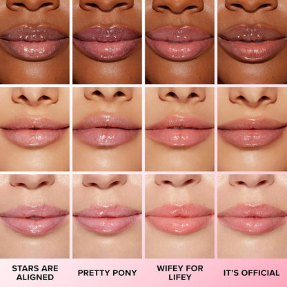 Too Faced Lip Injection Lip Gloss Cooling Instant Lip Plumper | Erzeugt sichtbares Volumen, Hydratation & Glanz | In hochglänzenden und schimmernden Farbtönen, Everything's Peachy, 0,2 Fl Oz