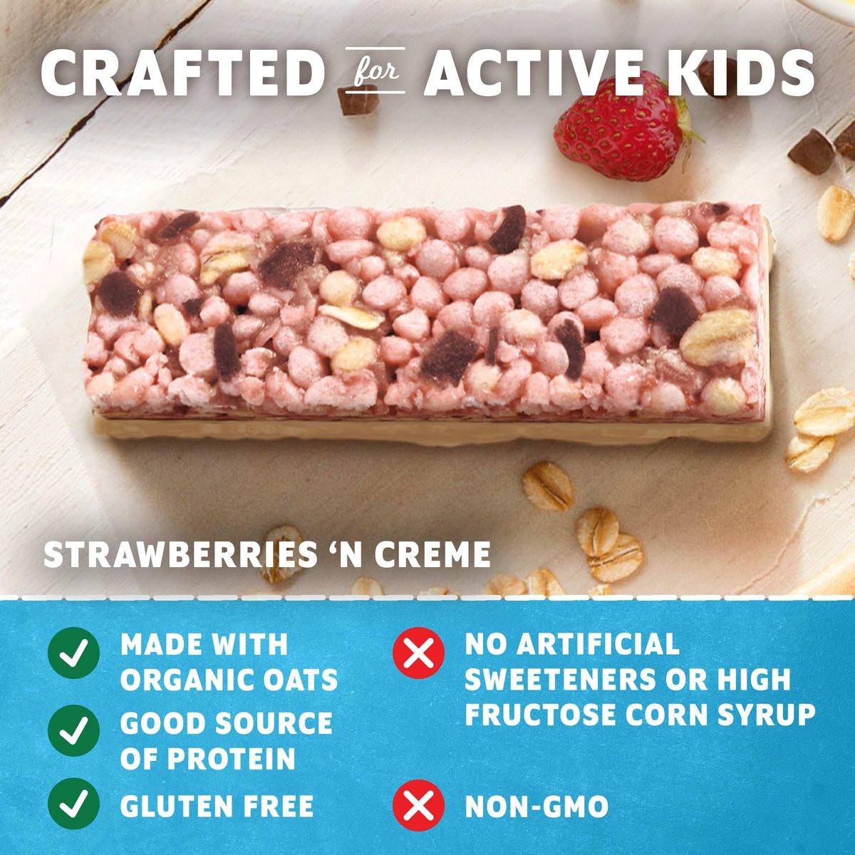 Zbar Protein Strawberries 'N Creme Crispy Snack Bars – Proteinreicher Snack für Kinder und Erwachsene