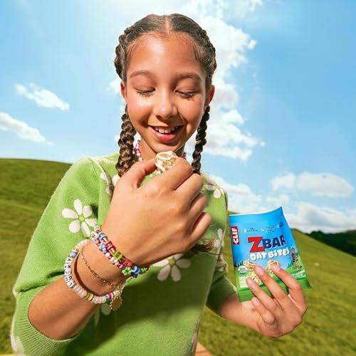 Zbar Oat Bites – Iced Oatmeal Cookie – Bio Energiekugeln für Kinder – 14g Vollkorn – 6 Snack Packs