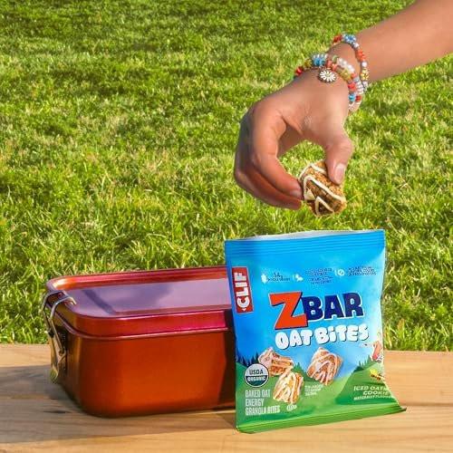 Zbar Oat Bites – Iced Oatmeal Cookie – Bio Energiekugeln für Kinder – 14g Vollkorn – 6 Snack Packs