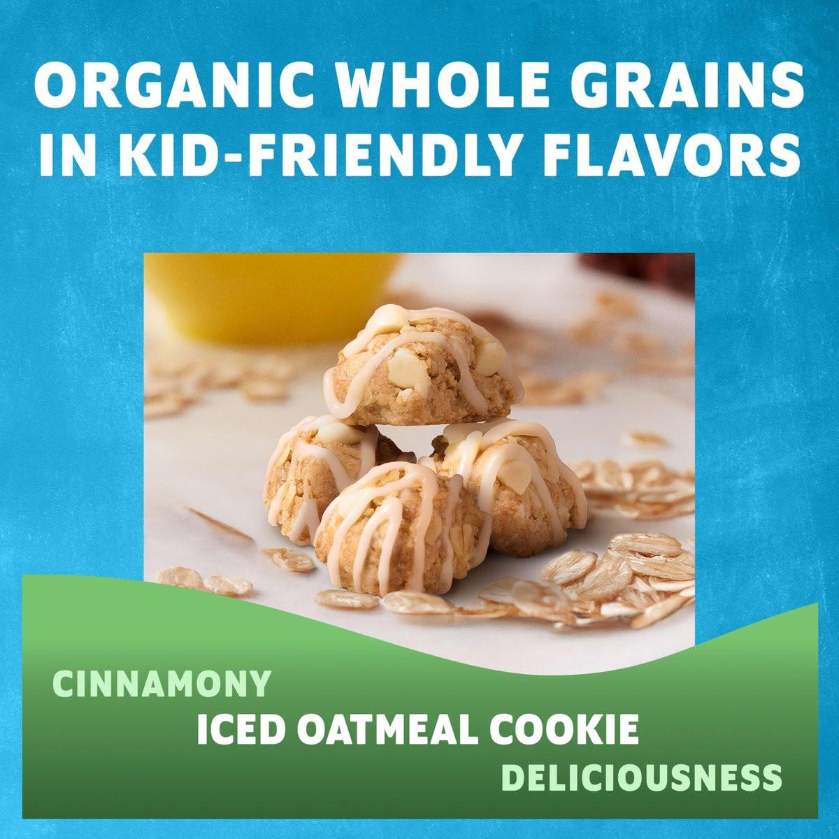 Zbar Oat Bites – Iced Oatmeal Cookie – Bio Energiekugeln für Kinder – 14g Vollkorn – 6 Snack Packs
