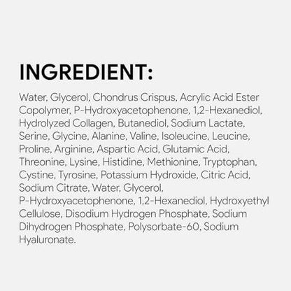 SEYOUL Collagen Jelly Mask – Mit 83% hydrolysiertem Kollagen & Niacinamid | Feuchtigkeitsspendende, erfrischende Essenz für alle Hauttypen – 5 Blätter