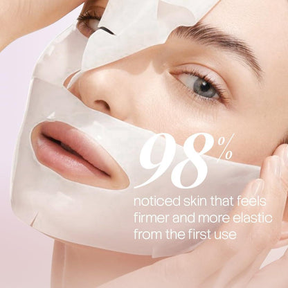 SEYOUL Collagen Jelly Mask – Mit 83% hydrolysiertem Kollagen & Niacinamid | Feuchtigkeitsspendende, erfrischende Essenz für alle Hauttypen – 5 Blätter