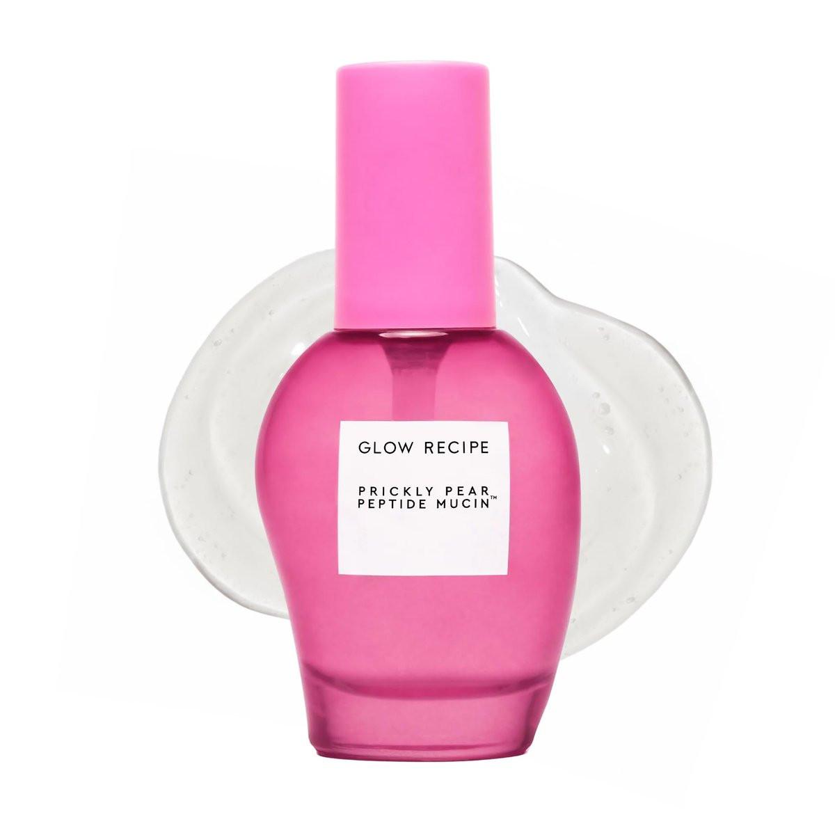 Glow Recipe Prickly Pear Peptide Mucin – Veganes „Schnecken“-Mucin-Gesichtsserum zur Hydratisierung und Reparatur der Hautbarriere mit porenverfeinernden bioaktiven Peptiden und tiefer Feuchtigkeitsversorgung – Glass Skin Koreanische Hautpflege (40 ml)