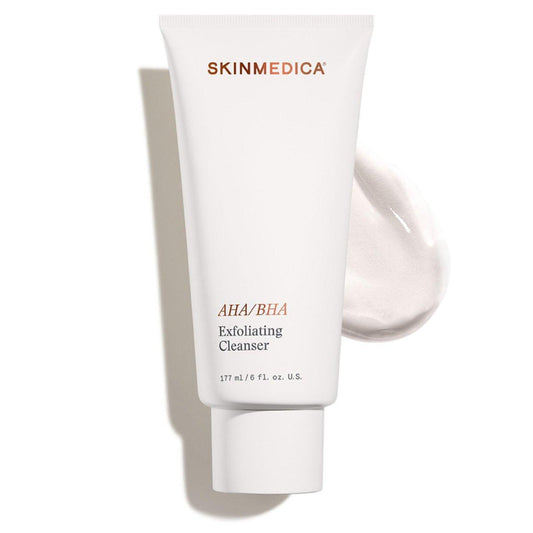 SkinMedica AHA/BHA Reinigungspeeling für das Gesicht – Sanftes Gesichtspeeling mit Jojobaöl für glattere, strahlende Haut – Verbessert das Erscheinungsbild von Hautton und -textur (177 ml)