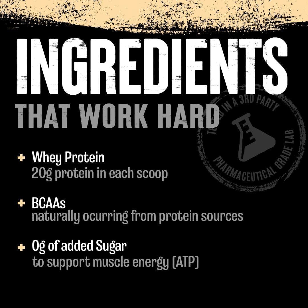 Animal 100% Whey Protein Proben & 25oz BPA-freier Shaker – Instant Eiskaffee Whey mit 20g Protein, 120mg Koffein, Mahlzeitenersatz mit BCAA – Cold Brew Latte, 3 Einzelportionen