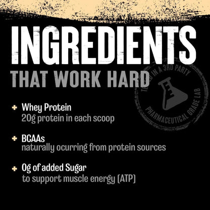 Animal 100% Whey Protein Proben & 25oz BPA-freier Shaker – Instant Eiskaffee Whey mit 20g Protein, 120mg Koffein, Mahlzeitenersatz mit BCAA – Cold Brew Latte, 3 Einzelportionen