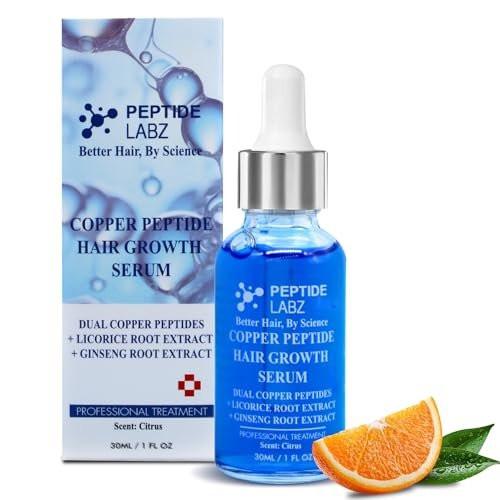 Copper Peptide Hair Serum mit Kupfertripeptid-1 – Dualer Peptidkomplex + Süßholzwurzel – Zitrusduft – 30 ml