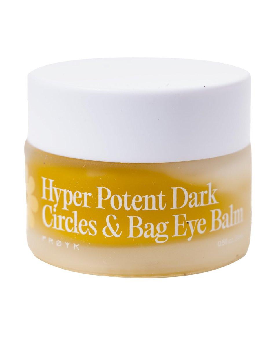 FRØYA Organics Hyper Potent Dark Circles & Eye Bag Balm | Pflegende Formel mit Arktischer Arnika, Granatapfel & Hagebutte | Wasserfreie Bienenwachsbehandlung für glattere, erholte Augen | 15 ml