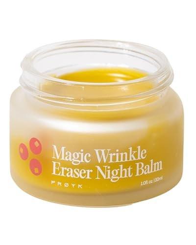 FRØYA Organics Intensive Wrinkle Night Balm – Arktische Rosenhipfe & Ringelblume mit Bienenwachs – Nachtpflege für feine Linien & Falten – Natürlicher Feuchtigkeitsspender – 30 ml