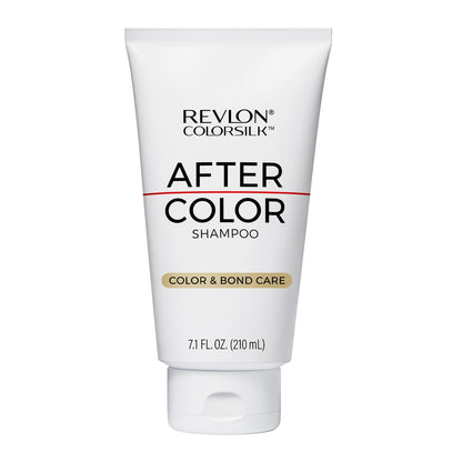 REVLON ColorSilk After Color Shampoo – Feuchtigkeitsspendend & Bond Repair, Sulfat- & Parabenfrei, Vegan, Für alle Haarfarben & -Typen, 210 ml