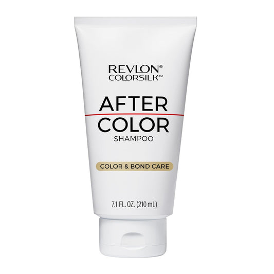 REVLON ColorSilk After Color Shampoo – Feuchtigkeitsspendend & Bond Repair, Sulfat- & Parabenfrei, Vegan, Für alle Haarfarben & -Typen, 210 ml