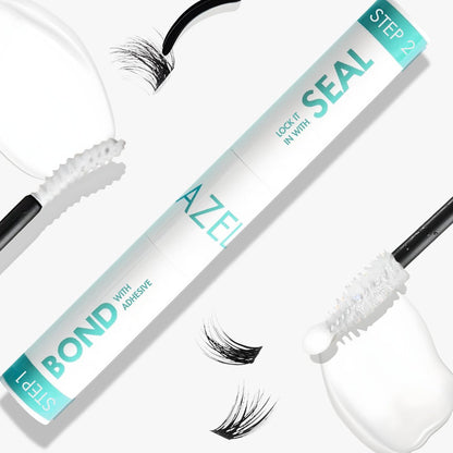 Gazelle 2in1 Lash Keeper – Wimpernkleber & Versiegeler in einem, schnell trocknend, 100% transparent, wasserfest & schweißresistent, 7–10 Tage Halt, latexfrei & sanft zu empfindlichen Augen