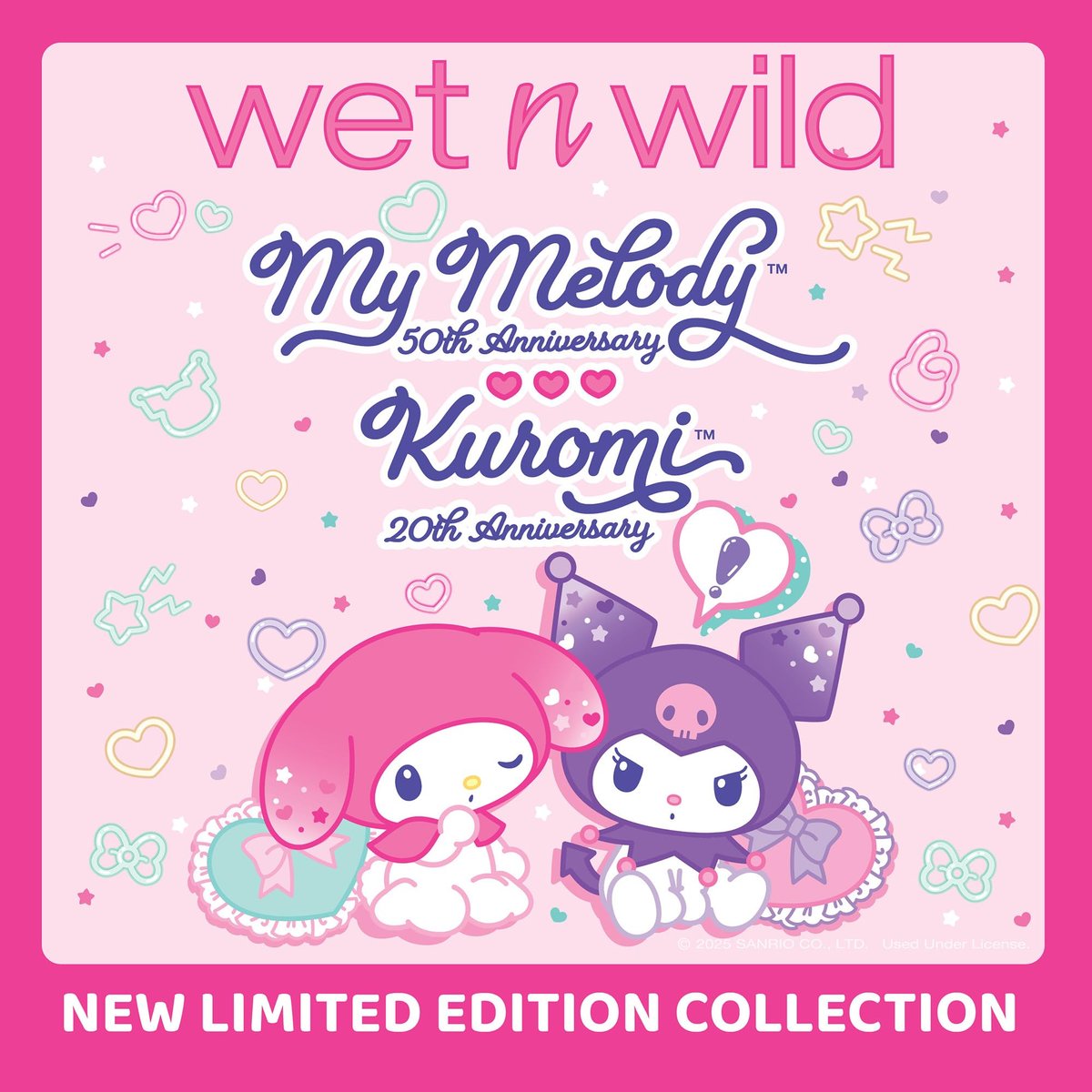 wet n wild My Melody and Kuromi Makeup Bag – Stylische Kosmetiktasche