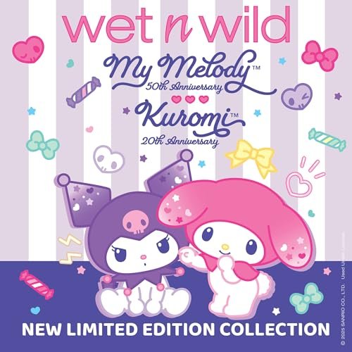 wet n wild My Melody und Kuromi 5-teiliges Make-up-Pinselset