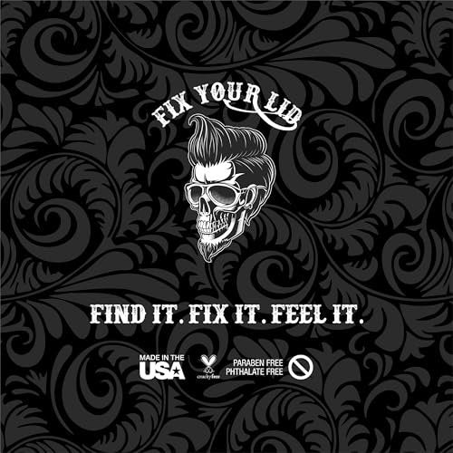 Fix Your Lid Ultra Light Pomade für Männer – Low Hold & Low Shine – Wasserbasiert, leicht auswaschbar – Bundle mit 3,75 oz + 1,7 oz