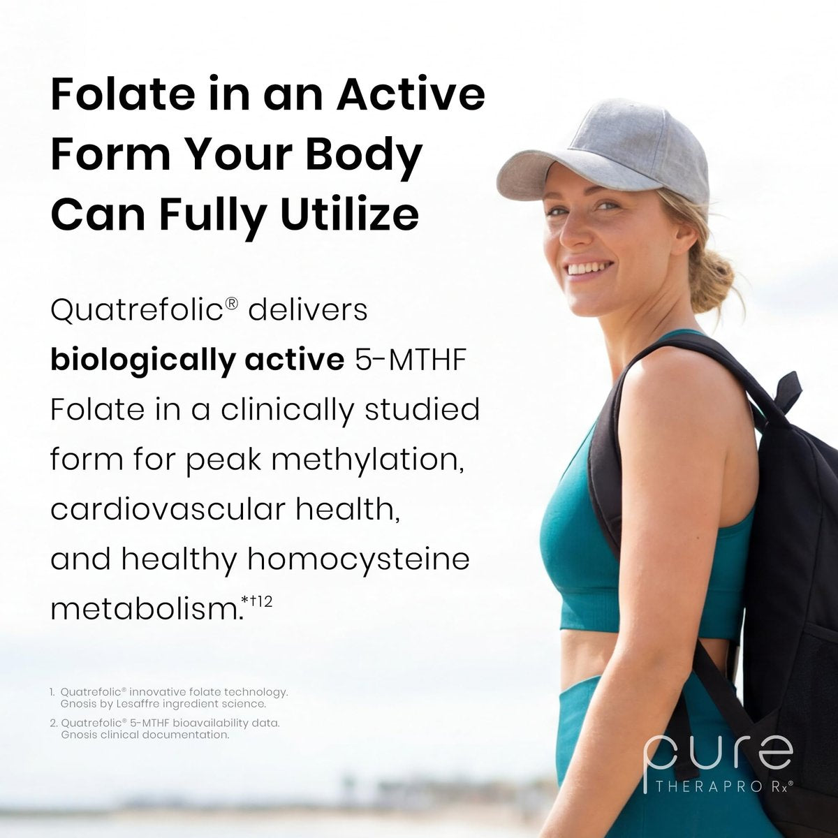 Pure Therapro Rx Methylierte Multivitamin für Männer und Frauen | Methyl Multi ohne Eisen + Methyl B12 & Methylfolat | Pharma-Qualität | 60 Kapseln, 1-Monatsvorrat
