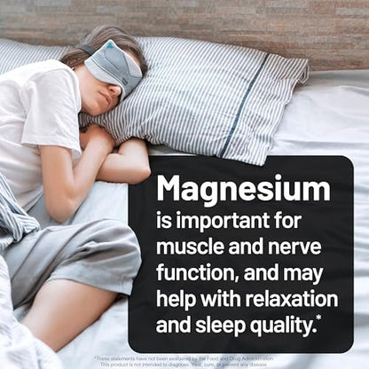 NatureWise Magnesium Glycinat 550mg + Hochdosiertes Vitamin D3 K2 100 mcg - D3 K2 Magnesium Supplement - Chelatiert für hohe Absorption - Knochenunterstützung - Non-GMO, USA hergestellt - [30-Tage-Vorrat]