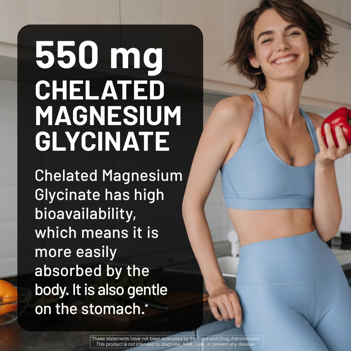 NatureWise Magnesium Glycinat 550mg + Hochdosiertes Vitamin D3 K2 100 mcg - D3 K2 Magnesium Supplement - Chelatiert für hohe Absorption - Knochenunterstützung - Non-GMO, USA hergestellt - [30-Tage-Vorrat]
