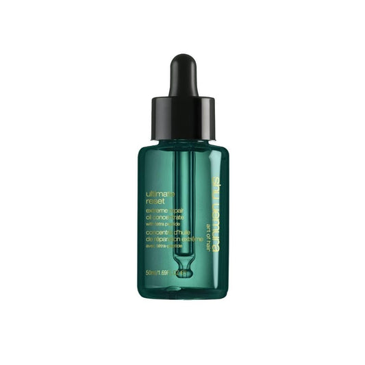 Shu Uemura Art of Hair Ultimate Reset Extreme Repair Oil Concentrate – Leichtes Öl, versiegelt Spliss, verstärkt Glanz, repariert extrem geschädigtes Haar, 50 ml