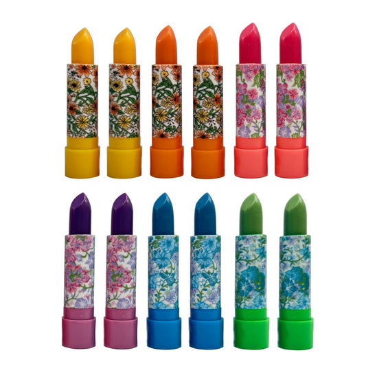Aloe Mood Lipstick 12er-Pack Farbwechsel-Lippenstift, temperaturaktivierte Lippenfarbe