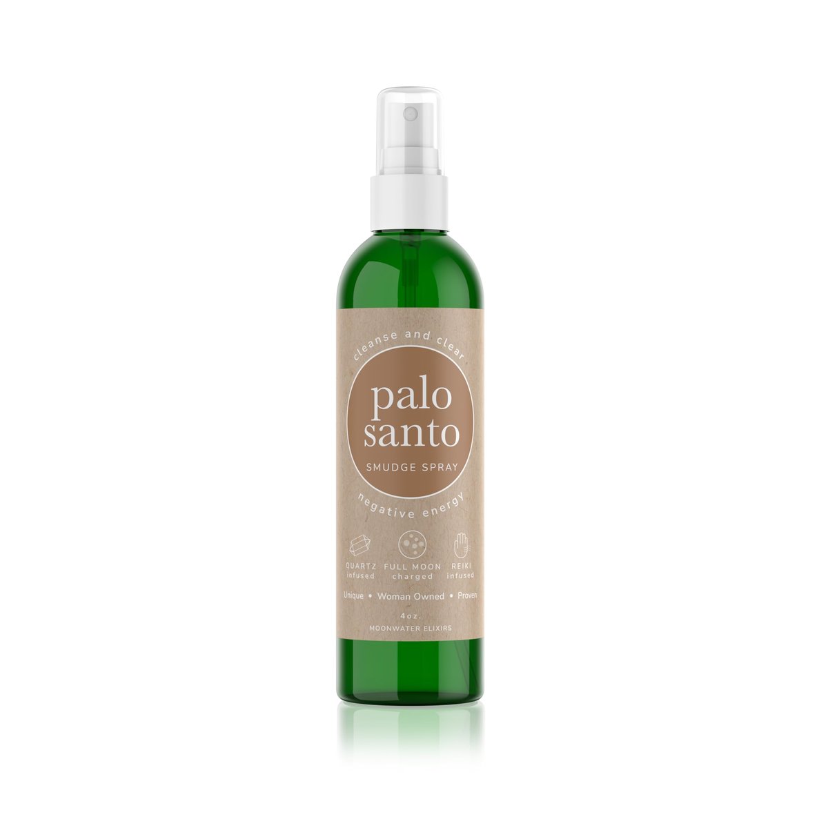 Palo Santo Smudge Spray – Energie-Reinigungs- & Aura-Reinigungs-Mist, Reiki-aufgeladen mit reinen ätherischen Ölen für Meditation, Entspannung und spirituelle Reinigung