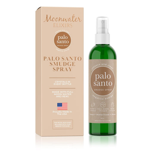Palo Santo Smudge Spray – Energie-Reinigungs- & Aura-Reinigungs-Mist, Reiki-aufgeladen mit reinen ätherischen Ölen für Meditation, Entspannung und spirituelle Reinigung