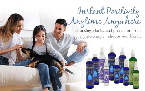 Palo Santo Smudge Spray – Energie-Reinigungs- & Aura-Reinigungs-Mist, Reiki-aufgeladen mit reinen ätherischen Ölen für Meditation, Entspannung und spirituelle Reinigung