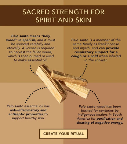 Palo Santo Smudge Spray – Energie-Reinigungs- & Aura-Reinigungs-Mist, Reiki-aufgeladen mit reinen ätherischen Ölen für Meditation, Entspannung und spirituelle Reinigung