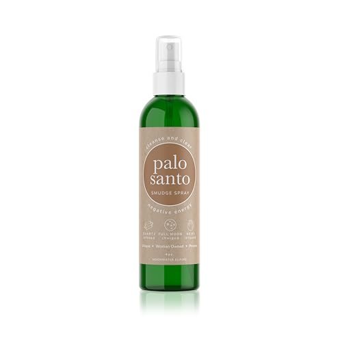 Palo Santo Smudge Spray – Energie-Reinigungs- & Aura-Reinigungs-Mist, Reiki-aufgeladen mit reinen ätherischen Ölen für Meditation, Entspannung und spirituelle Reinigung