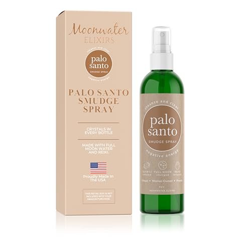 Palo Santo Smudge Spray – Energie-Reinigungs- & Aura-Reinigungs-Mist, Reiki-aufgeladen mit reinen ätherischen Ölen für Meditation, Entspannung und spirituelle Reinigung