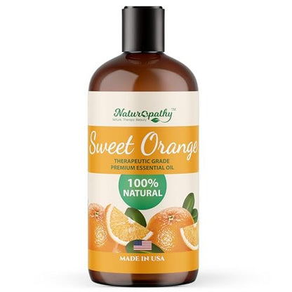 Naturopathy Süßes Orangenöl therapeutische Qualität Premium-Öl - Riesige 16 fl. oz - Perfekt für Aromatherapie und Entspannung