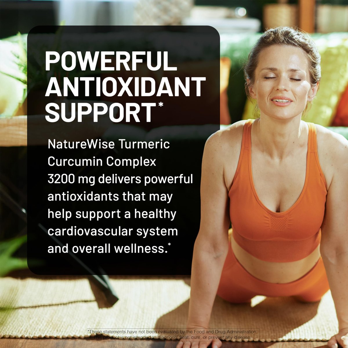 NatureWise Curcumin-Komplex mit BioPerin – 3200 mg, 90 Kapseln (30-Tage-Vorrat) – Starkes Antioxidans, vegan, nicht-GVO, USA-Herstellung