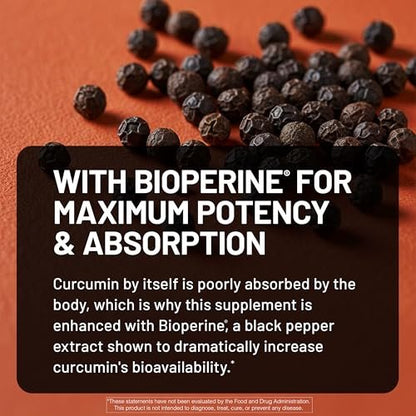 NatureWise Curcumin-Komplex mit BioPerin – 3200 mg, 90 Kapseln (30-Tage-Vorrat) – Starkes Antioxidans, vegan, nicht-GVO, USA-Herstellung