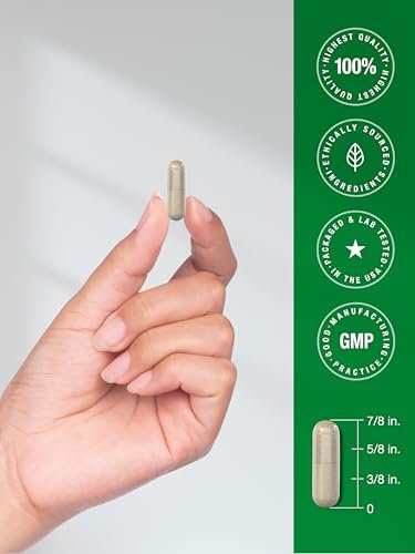 Horbäach Ashwagandha & Magnesiumglycinat | 120 vegane Kapseln | Nahrungsergänzungsmittel gegen Stress | Nicht-GVO, glutenfrei