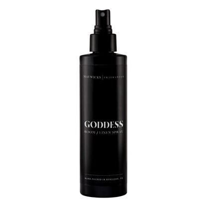 Mavwicks Fragrances (Goddess) Linen- & Raumspray 240 ml – langanhaltende Frische für Schlafzimmer & Zuhause, Aromatherapie-Duftspray für Stoffe & Luft