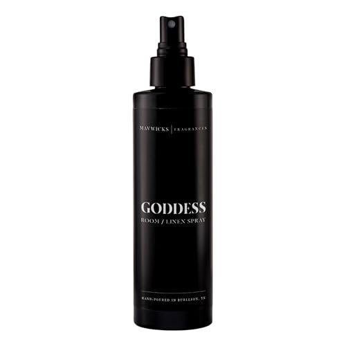 Mavwicks Fragrances (Goddess) Linen- & Raumspray 240 ml – langanhaltende Frische für Schlafzimmer & Zuhause, Aromatherapie-Duftspray für Stoffe & Luft