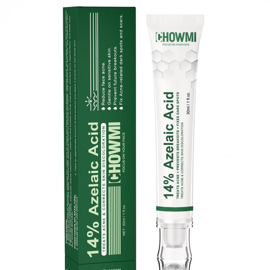 14% Azelainsäure-Serum für das Gesicht – Sanfte Akne- & Rötungsbehandlung, beruhigt empfindliche Haut, verbessert Unreinheiten und ungleichmäßigen Teint, leichte Formel, 30 ml