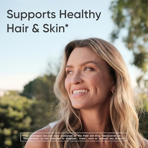 Sports Research® Biotin-Infused Collagen Peptides Complex mit Hyaluronsäure – 5 Multi-Kollagentypen für Haare, Haut und Gelenke* - Glutenfrei · Nicht-GVO · 90 Kapseln