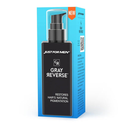 Just for Men Gray Reverse Tägliches Haarserum – Reduziert graue Haare allmählich, einfaches, farbstofffreies Serum, 200 ml
