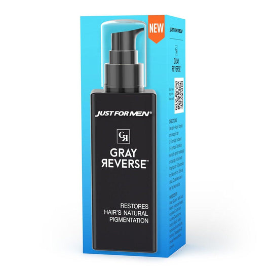 Just for Men Gray Reverse Tägliches Haarserum – Reduziert graue Haare allmählich, einfaches, farbstofffreies Serum, 200 ml