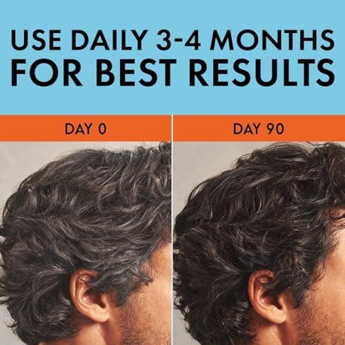 Just for Men Gray Reverse Tägliches Haarserum – Reduziert graue Haare allmählich, einfaches, farbstofffreies Serum, 200 ml