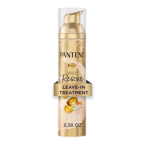 Pantene Miracle Rescue Leave-In Treatment mit Pro-V Perlen – Sofortige Haarschadenreparatur, 3,38 oz