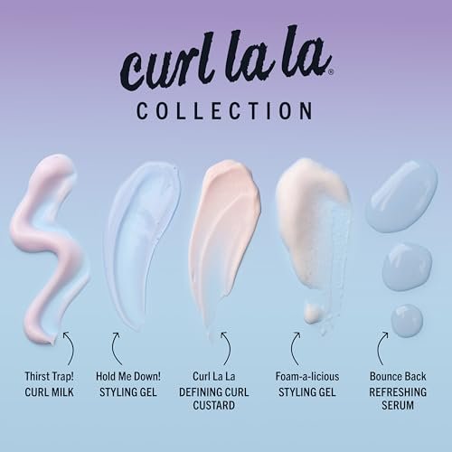 Aunt Jackie's Curls & Coils Curl La La Bounce Back Auffrischendes Serum, 118 ml – Dreifache Feuchtigkeit für lockiges Haar, bekämpft Frizz