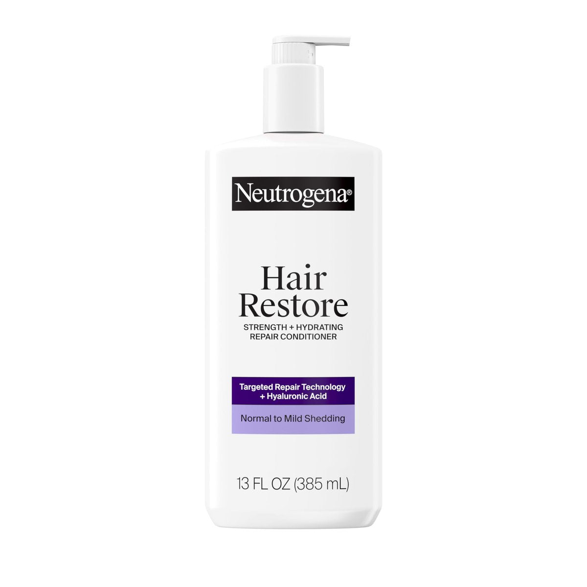 Neutrogena Hair Restore Strength + Hydrating Repair Conditioner – Feuchtigkeitsspendender Haarspülung mit Hyaluronsäure, reduziert Haarbruch, sulfatfrei, 385 ml