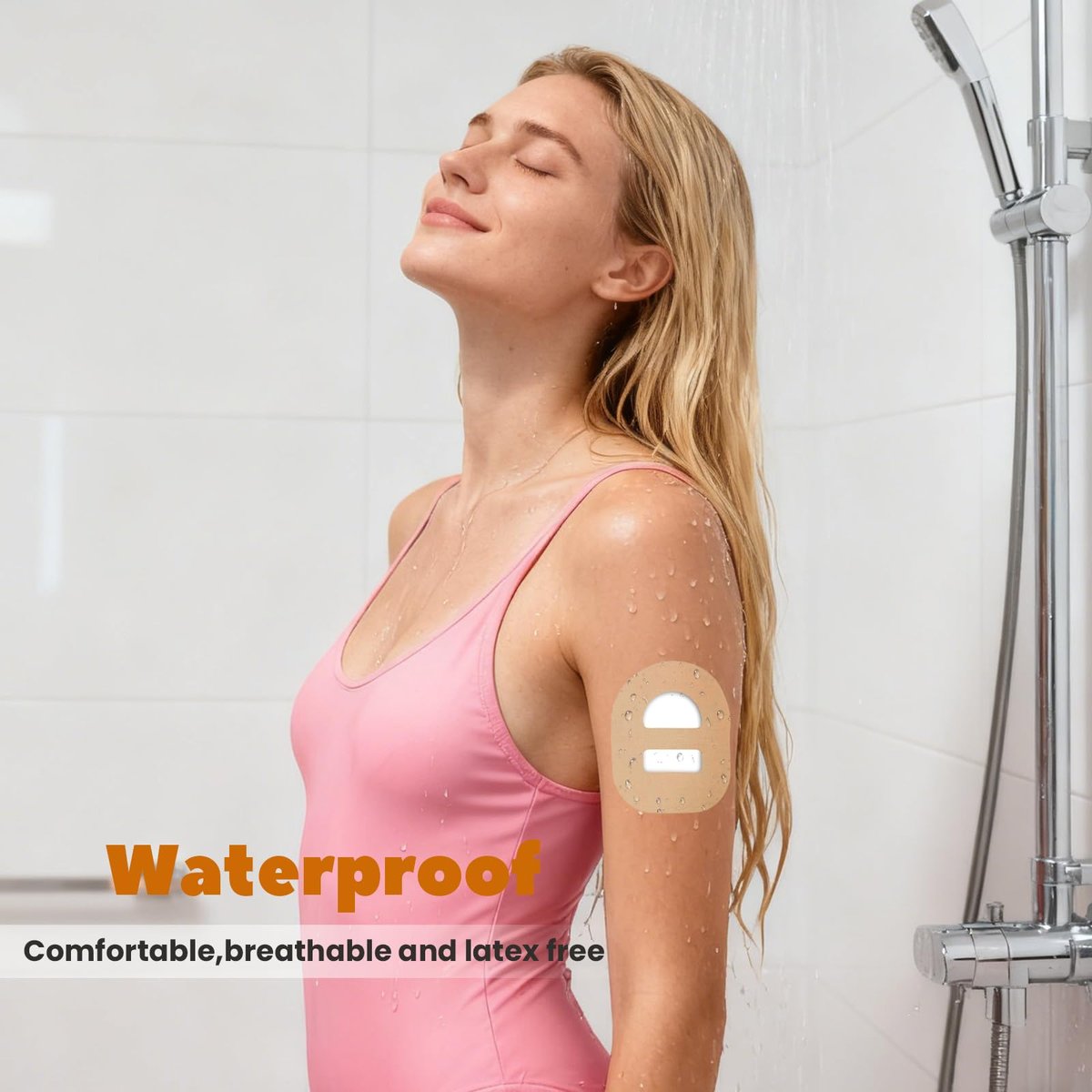 Nepia Omnipod 5 Overpatches 30er-Pack Hautfarben | Wasser- & Schweißfeste Patches | 14-Tage-Haftung | Hypoallergen & Latexfrei für Empfindliche Haut