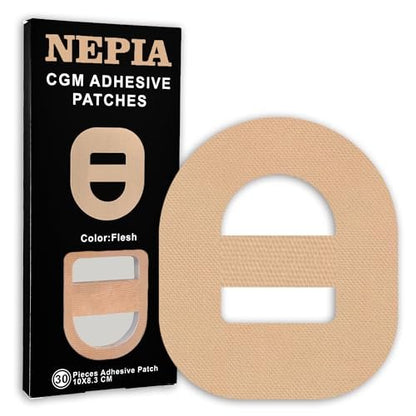 Nepia Omnipod 5 Overpatches 30er-Pack Hautfarben | Wasser- & Schweißfeste Patches | 14-Tage-Haftung | Hypoallergen & Latexfrei für Empfindliche Haut